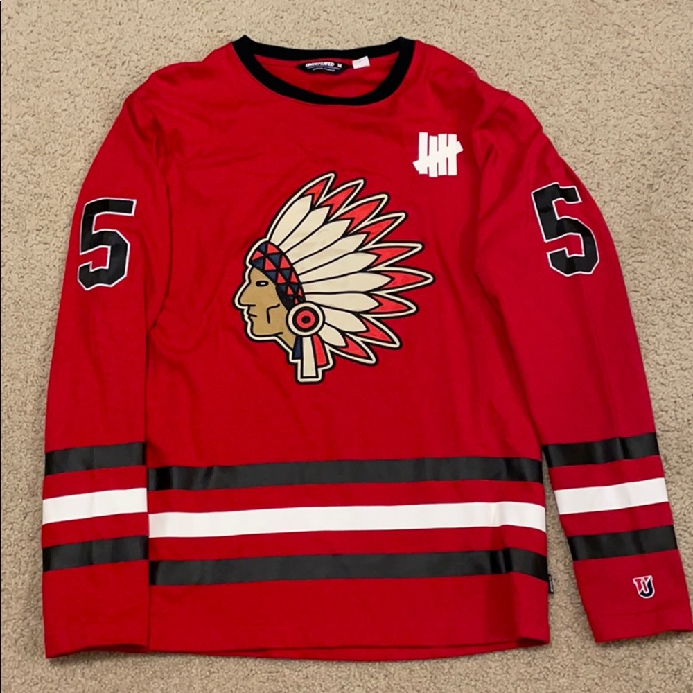 Vintage Undefeated Ice Hockey Style Shirt